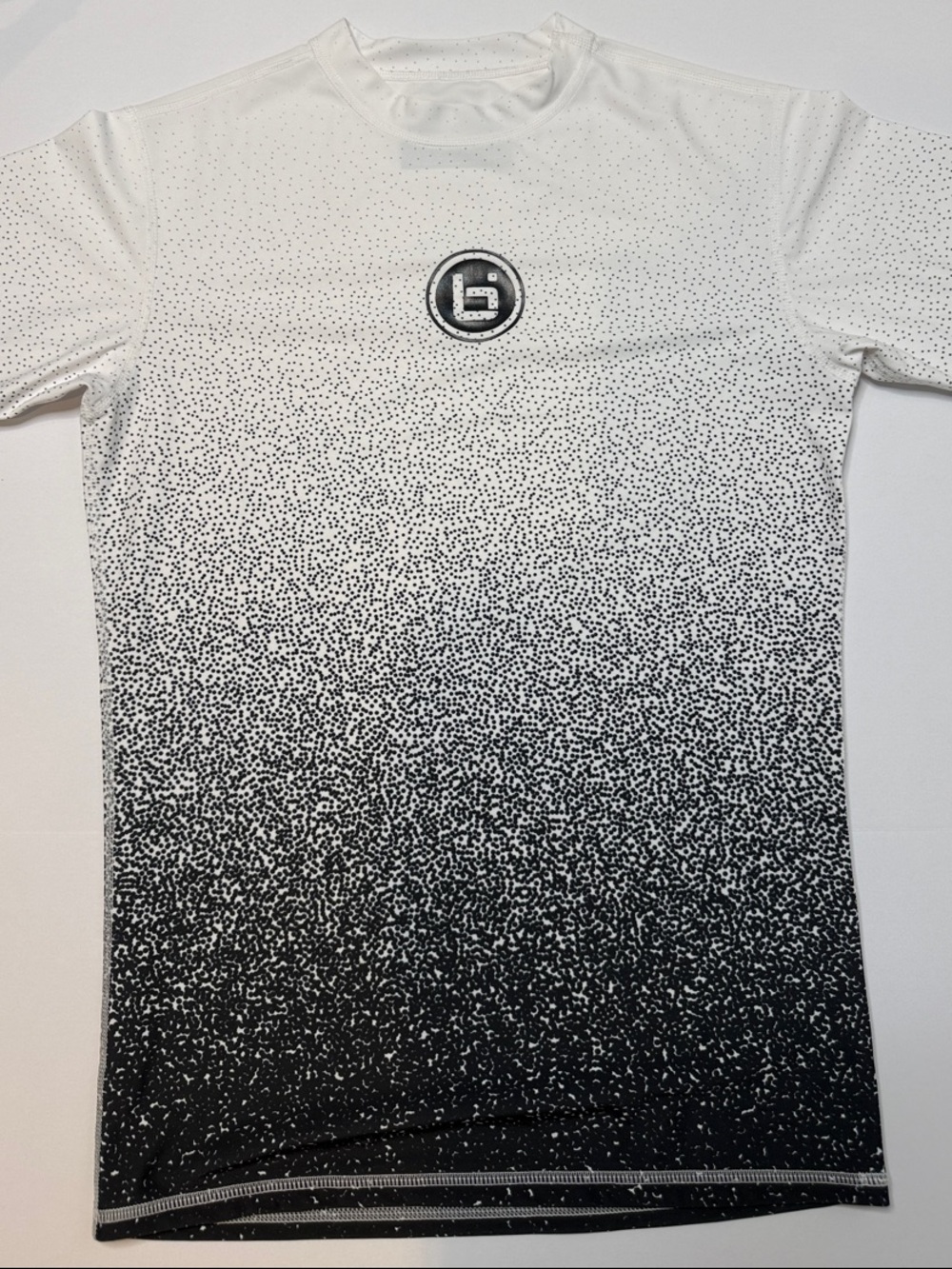 New Ball is Life P4 Compression Tee in White/Black